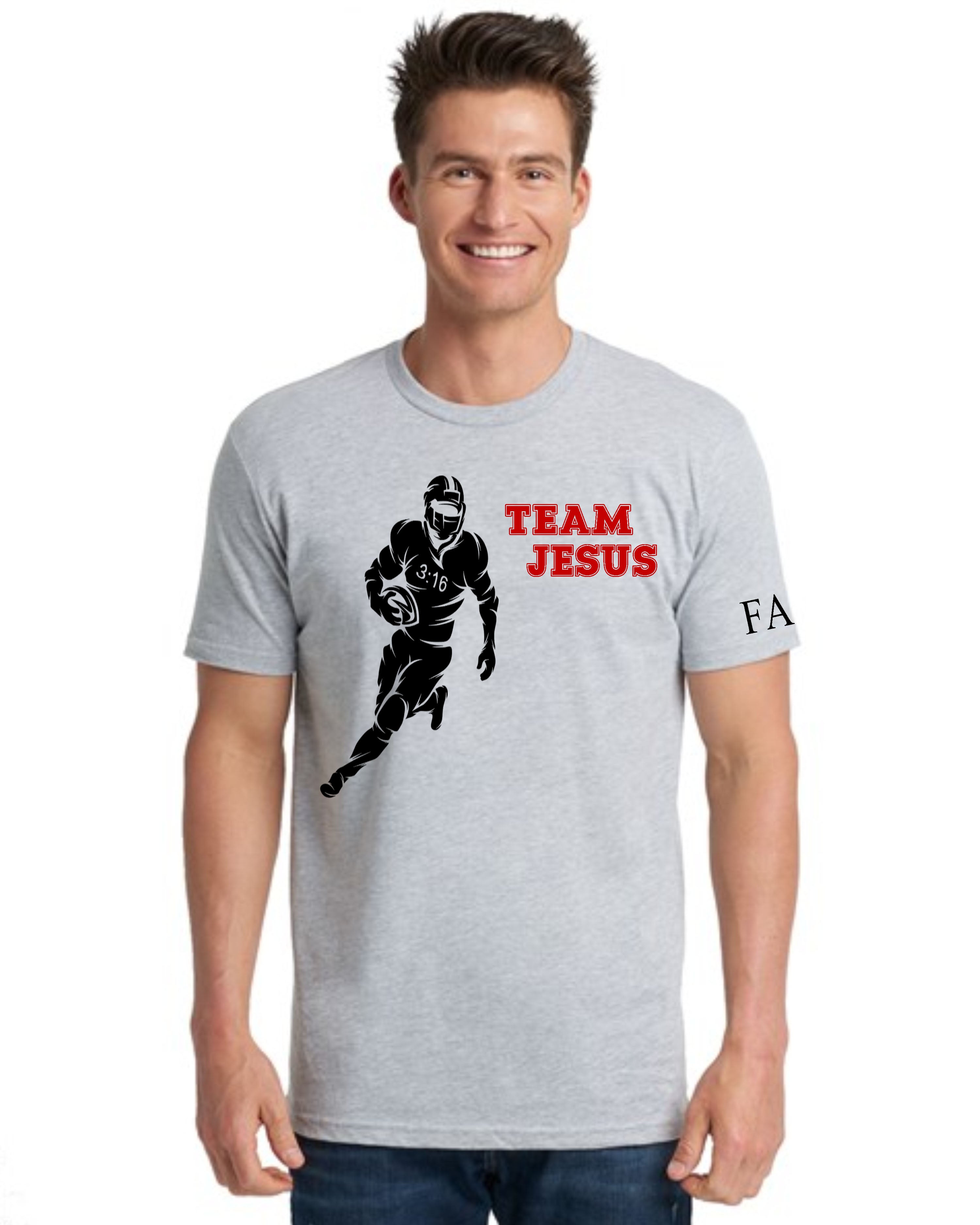 Team Jesus - Light Color T-Shirts – Faith Clothing