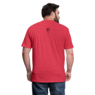 Real Talk is Faith Talk Black Lettering - heather red
