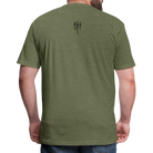 Real Talk is Faith Talk Black Lettering - heather military green