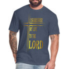 Surrender to the Lord - heather navy