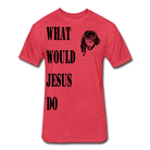 WWJD Shirt - heather red