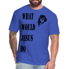 WWJD Shirt - heather royal