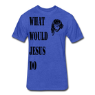 WWJD Shirt - heather royal
