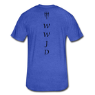 WWJD Shirt - heather royal