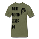 WWJD Shirt - heather military green