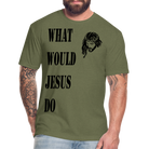 WWJD Shirt - heather military green