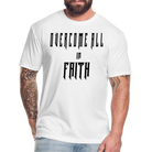 Overcome All - Black Lettering - white