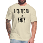 Overcome All - Black Lettering - heather cream