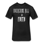 Overcome All - White Lettering - black