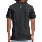 Overcome All - White Lettering - heather black