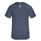 Overcome All - White Lettering - heather navy