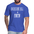 Overcome All - White Lettering - heather royal