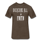Overcome All - White Lettering - heather espresso