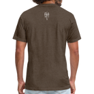 Overcome All - White Lettering - heather espresso