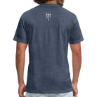 Testimony - White Lettering - heather navy