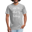Testimony - White Lettering - heather gray