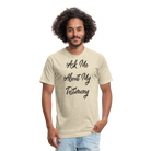 Testimony Black Lettering - heather cream