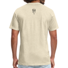 Testimony Black Lettering - heather cream