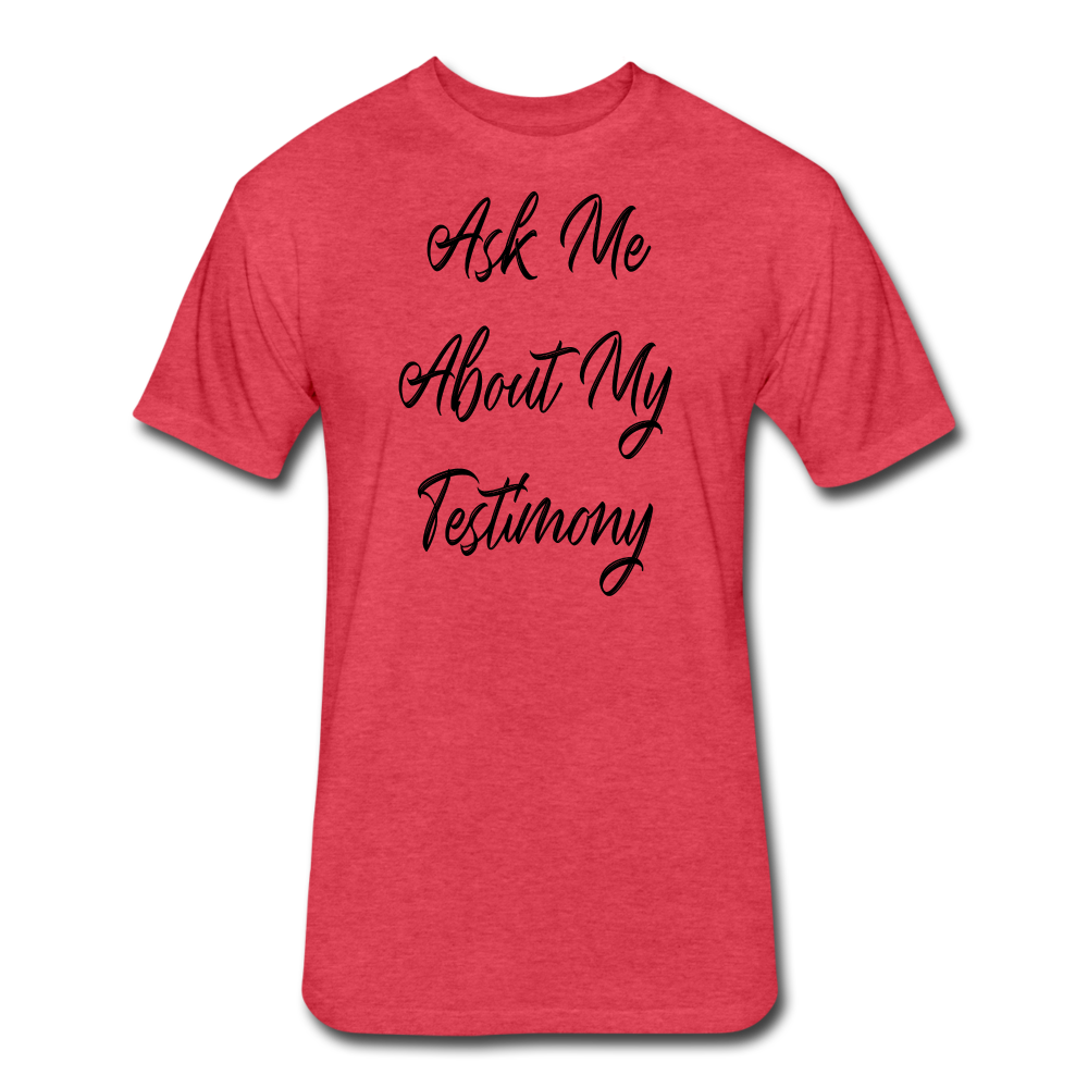 Testimony - Women - heather red