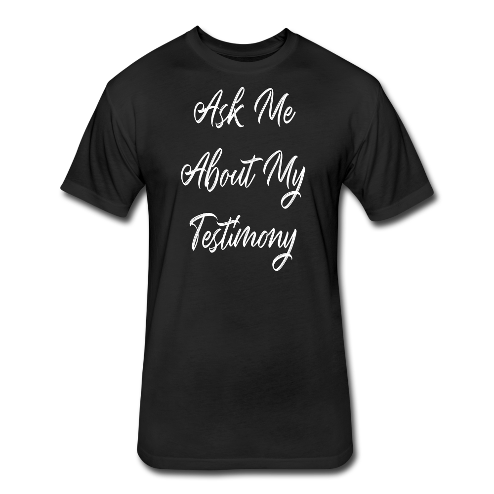 Testimony White Lettering - Women - black