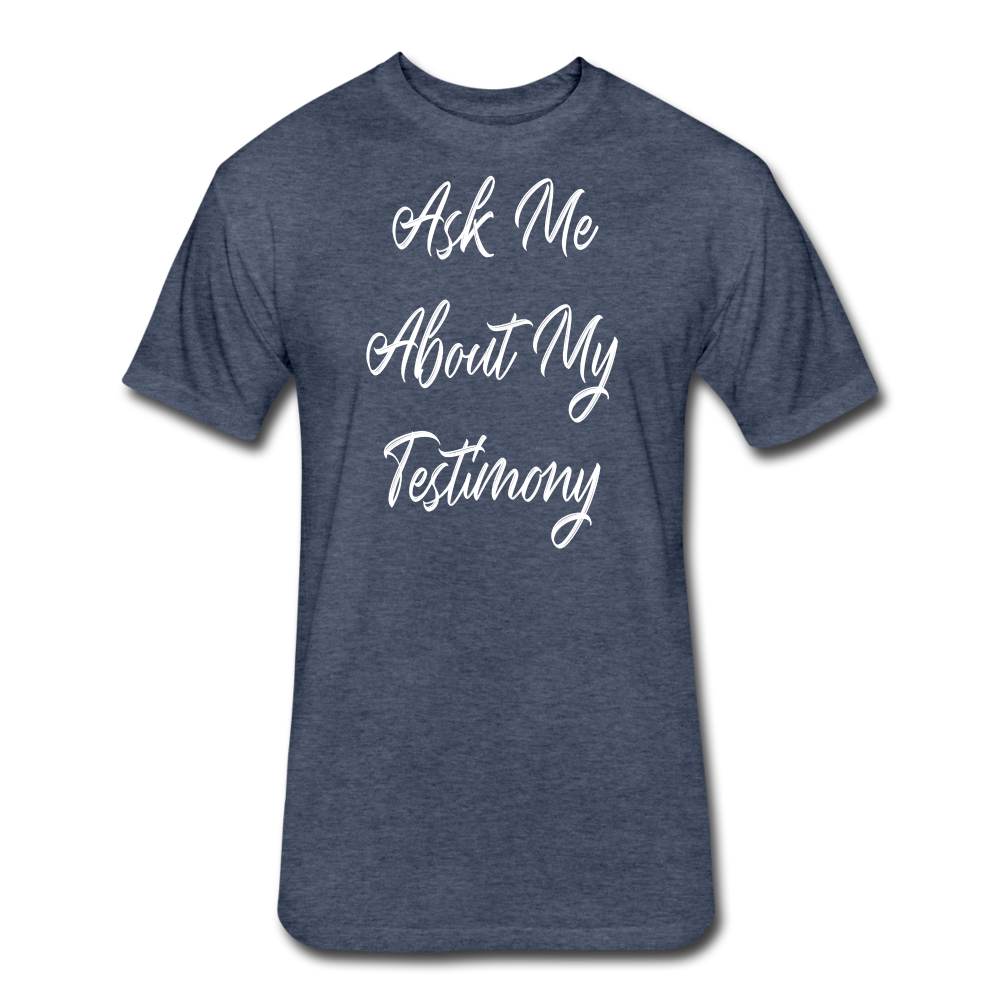 Testimony White Lettering - Women - heather navy