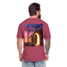 He Has Risen - Flash Sale - heather burgundy