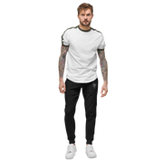 Embroidered White Logo Sweatpants